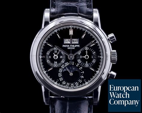 patek philippe perpetual calendar chronograph platinum 3970 ep|Patek Philippe watch.